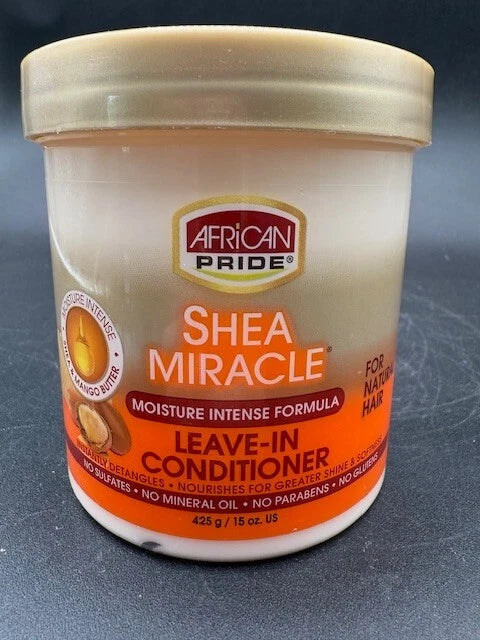 African Pride Shea Butter Miracle Moisture Intense Leave In Conditioner - 15oz
