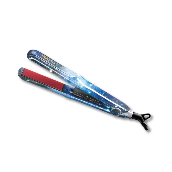 red by kiss Designer Series 1-Inch Ceramic Flat Iron Styler galaxy — product view