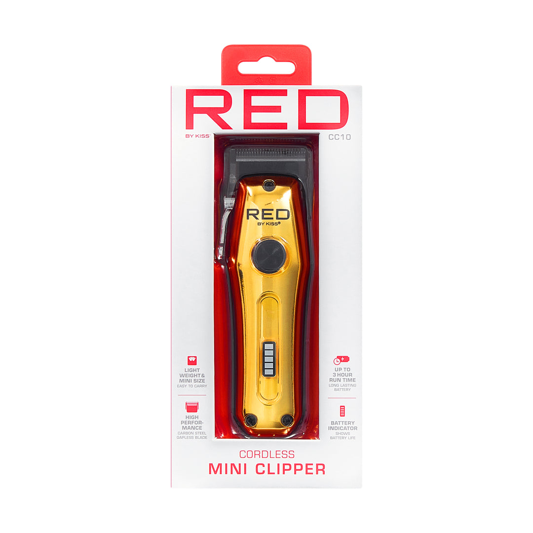Red by Kiss Rechargeable Mini Cordless Hair Clipper