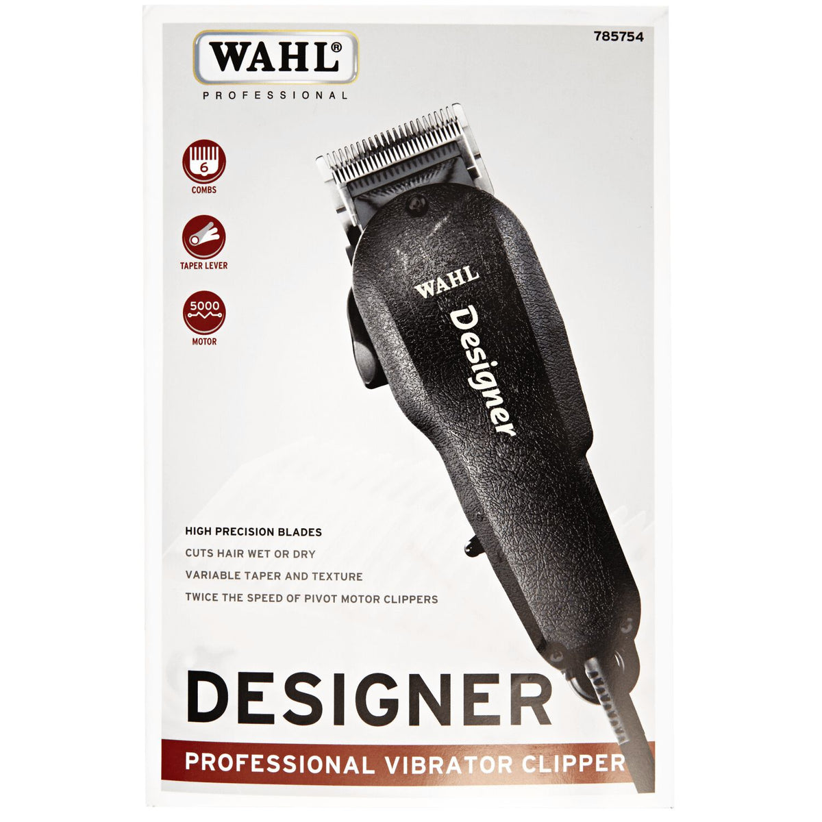 Wahl Designer Clipper with Combs