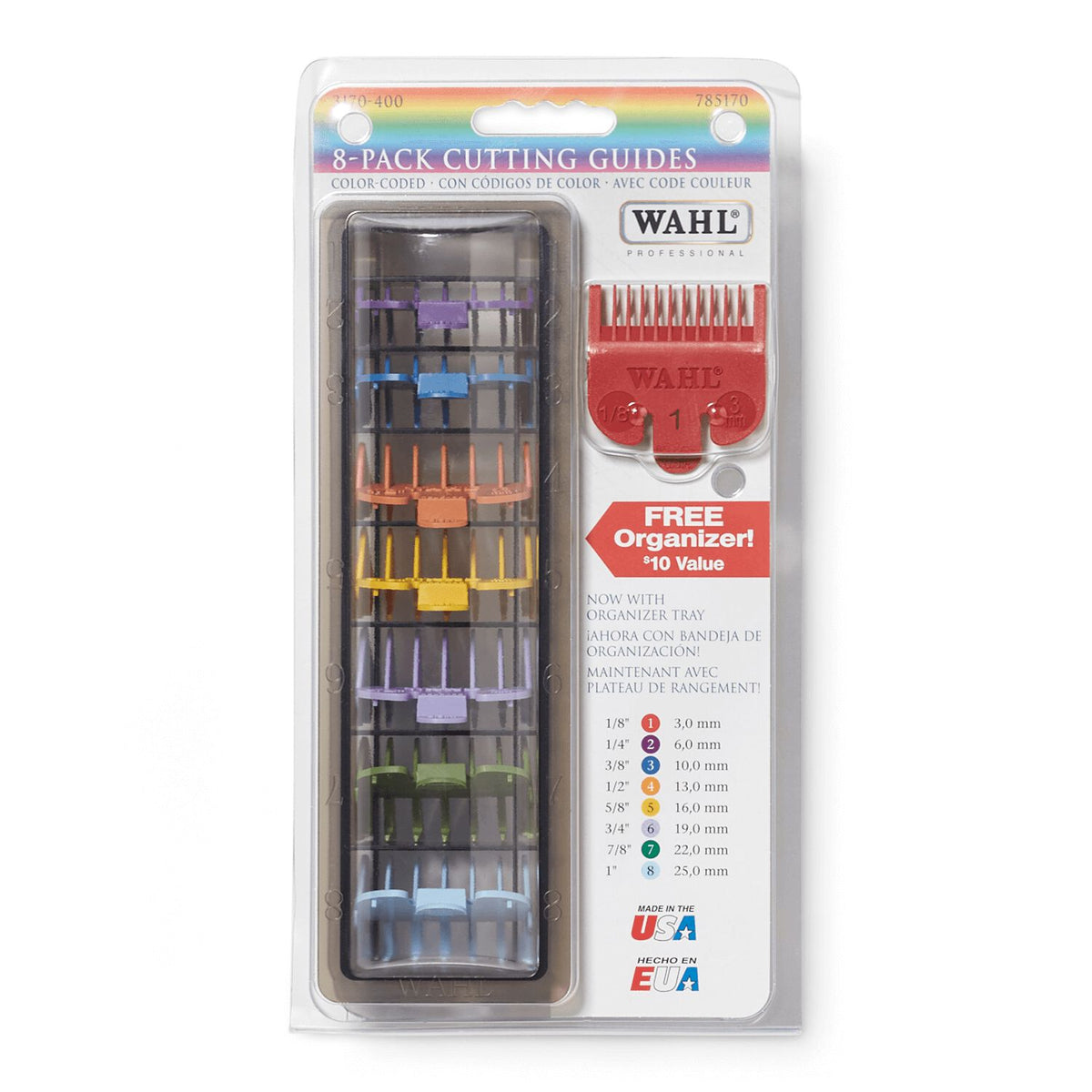 Wahl Color Coded Cutting Combs