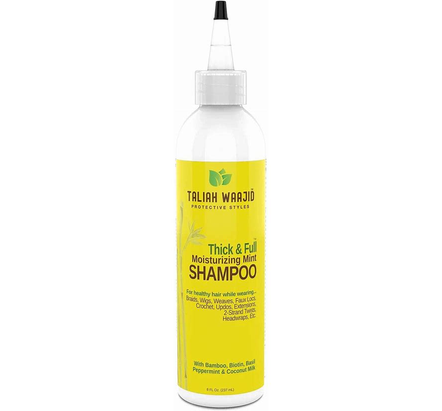 Taliah Waajid Thick & Full Moisturizing Mint Shampoo 8 Fl Oz