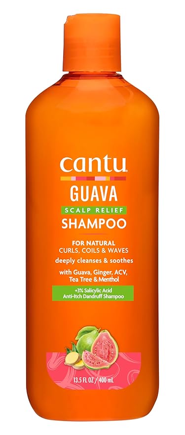 Cantu Guava Shampoo Scalp Relief 13.5 Ounce