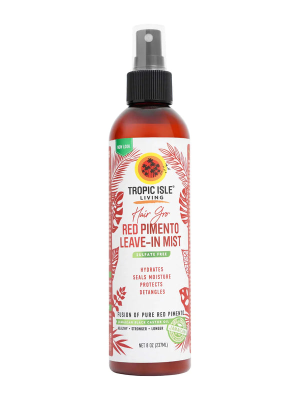 tropic isle hair gro red pimento leave in mist