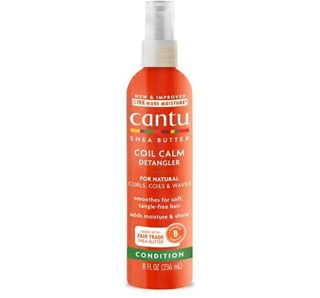 Cantu Shea Butter Coil Calm Detangler, 8 Fl Oz