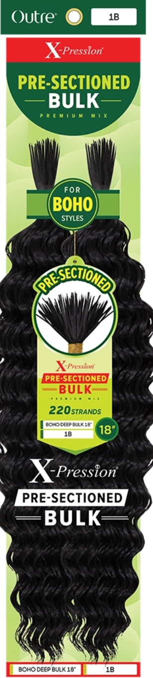 Outre X-Pression Pre-Sectioned Boho Deep Bulk 18
