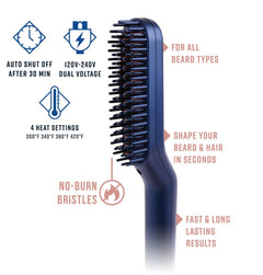 PrimeX Ceramic Beard & Hair Straightener Blue