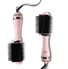 Hot & Hotter Multi-Functional Hair Dryer Brush with Comb, Pink