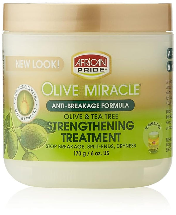 African Pride Olive Miracle Cream 6 Oz-STRENGHTHENING TREATMENT