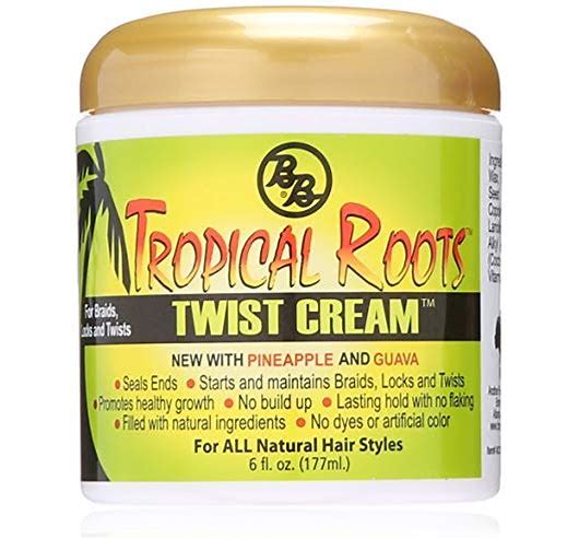 Bronner Bros Tropical Roots Twist Cream 6 Oz