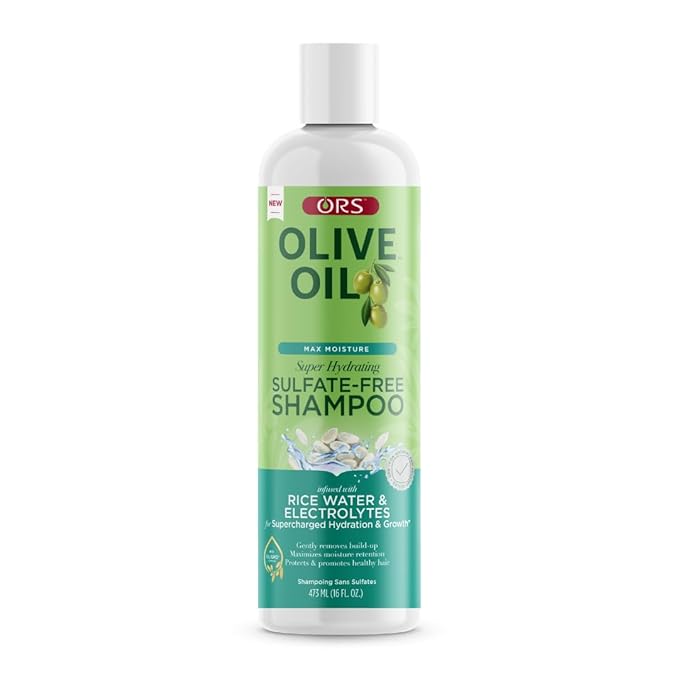 ORS hair Ors Olive Oil Shampoo Super Hydrating Sulfate-Free 16 Ounce