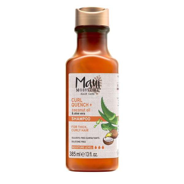 Maui Moisture Curl Quench + Coconut Oil Shampoo for Tight Curly Hair - 13 fl oz