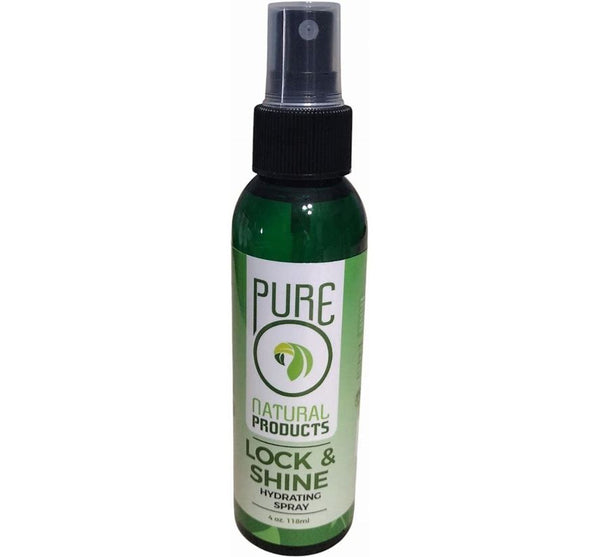 Pure O Lock Shine Spray 4Oz. Natural Products