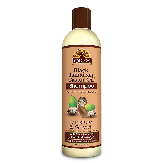 OKAY Black Jamaican Castor Oil Shampoo -
