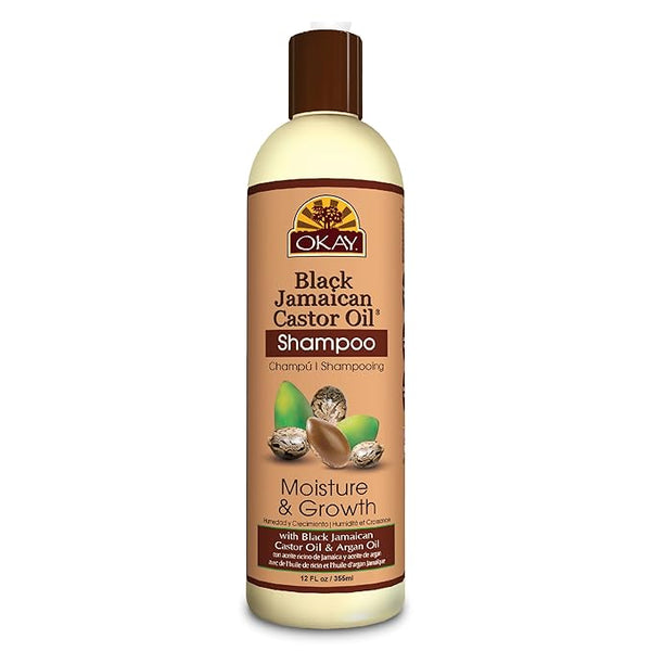 OKAY Black Jamaican Castor Oil Shampoo -