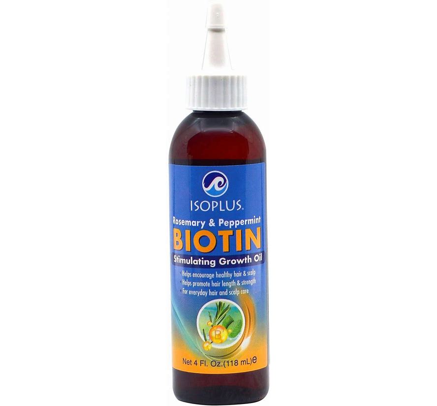 Isoplus Rosemary And Peppermint Biotin Oil - 4 Fl Oz