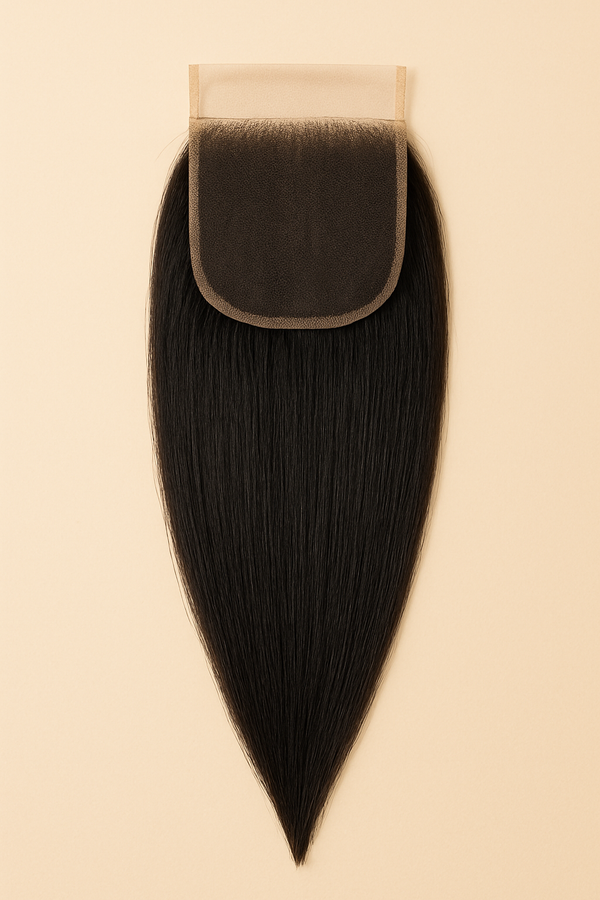 Brazilian Yaki Straight 4x4 HD Lace Closures — product view