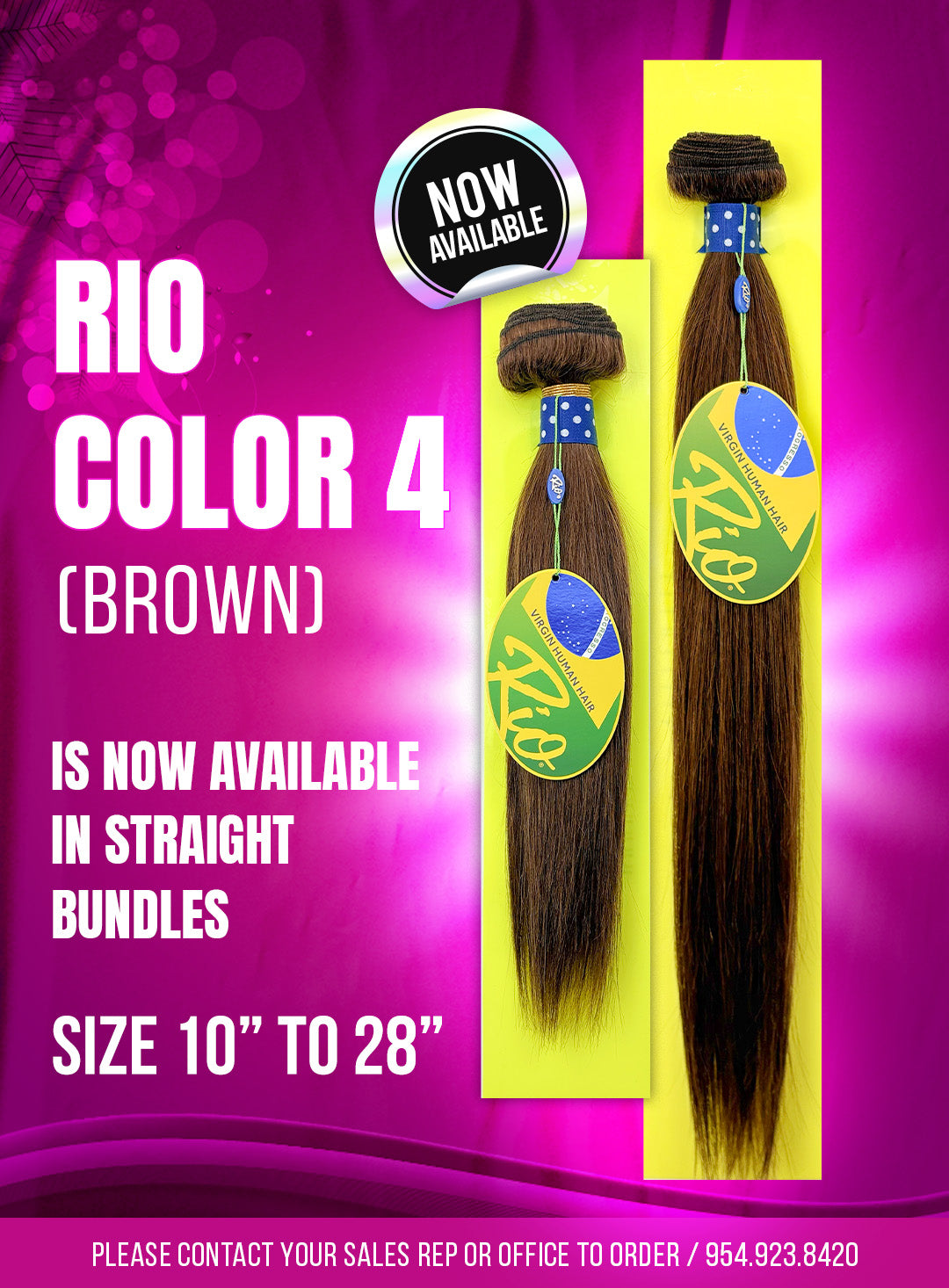 RIO BRAZILIAN BUNDLES STRAIGHT COLOR #4