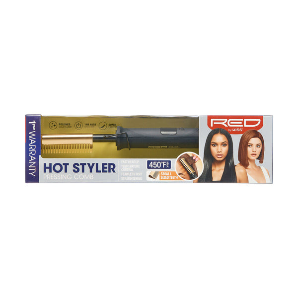 RED BY KISS Hot Styler Comb SMALL SIZED TEETH