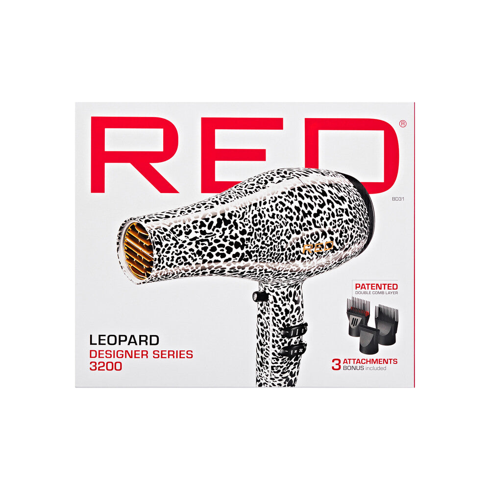 RED BY KISS RED 3200 BD DESIGNER SERIES LEOPARD