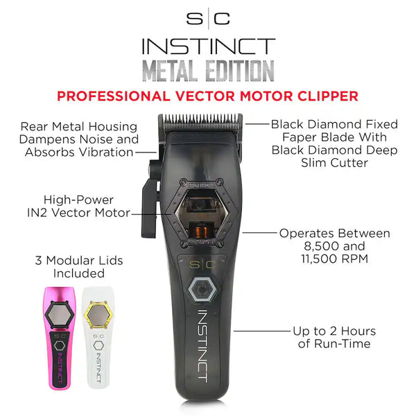 StyleCraft - Instinct Metal Professional Hair Clipper - IN2 Vector Motor - Multi — product view