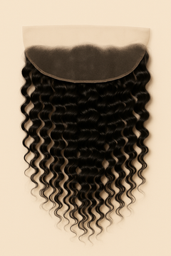 Virgin Brazilian Deep Wave Standard Lace Frontal — packshot