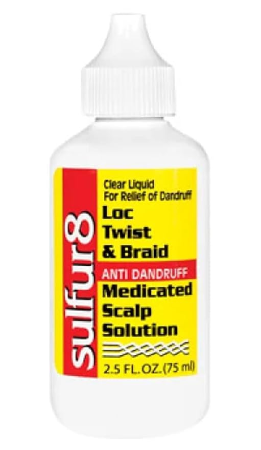 Sulfur8 Twist & Braid Anti-Dandruff Medicated Scalp Solution, 2.5 oz