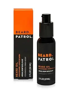 Bump Patrol Beard Patrol Men's Beard Oil - Softens, Smooths & Strengthens Beard Growth – Grooming Beard and Mustache Maintenance Treatment - Cedarwood & Tonka - 2 Fl Oz