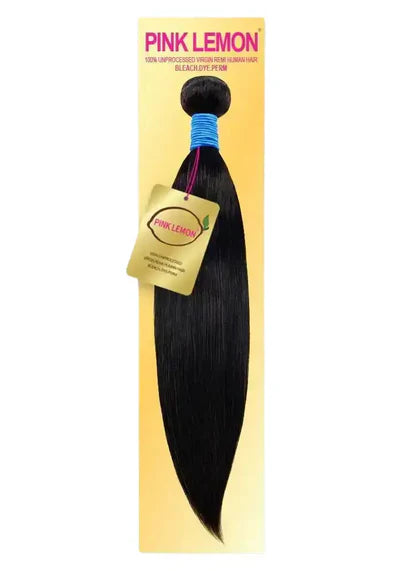 Pink Lemon Virgin Human Hair Weave Straight (10"-30")