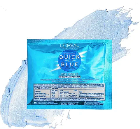 L'OREAL TECHNIQUE Quick Blue High Performance Bleach | Professional Hair Bleaching Powder — product view