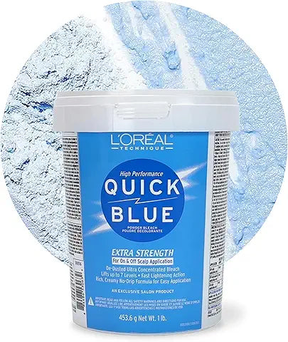 L'OREAL TECHNIQUE Quick Blue High Performance Bleach | Professional Hair Bleaching Powder