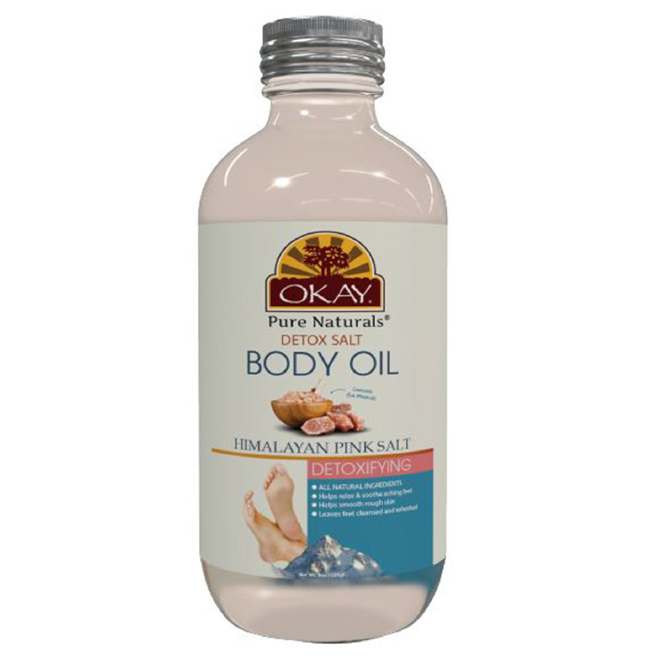 OKAY Pure Naturals Himalayan Salt Detox Salt Body Oil - 4 oz