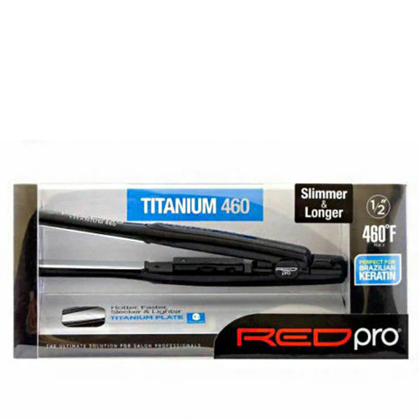 Kiss New York Red Pro Titanium Flat Iron 460 1/2 Inch