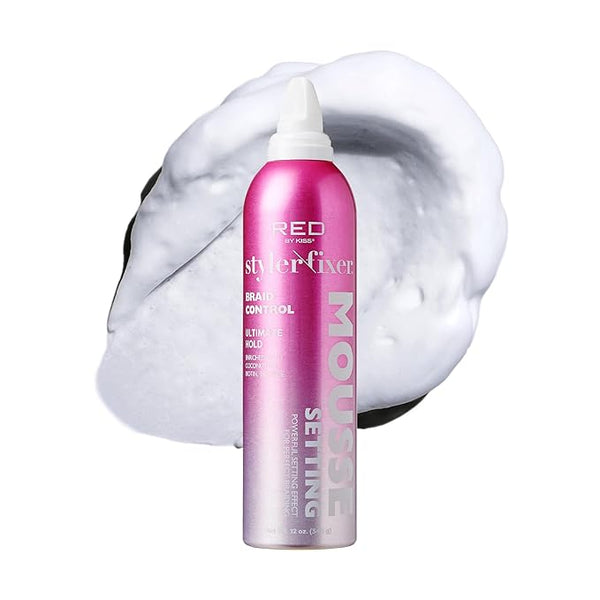 Red by Kiss Setting Mousse Braid Frizz Control — product view