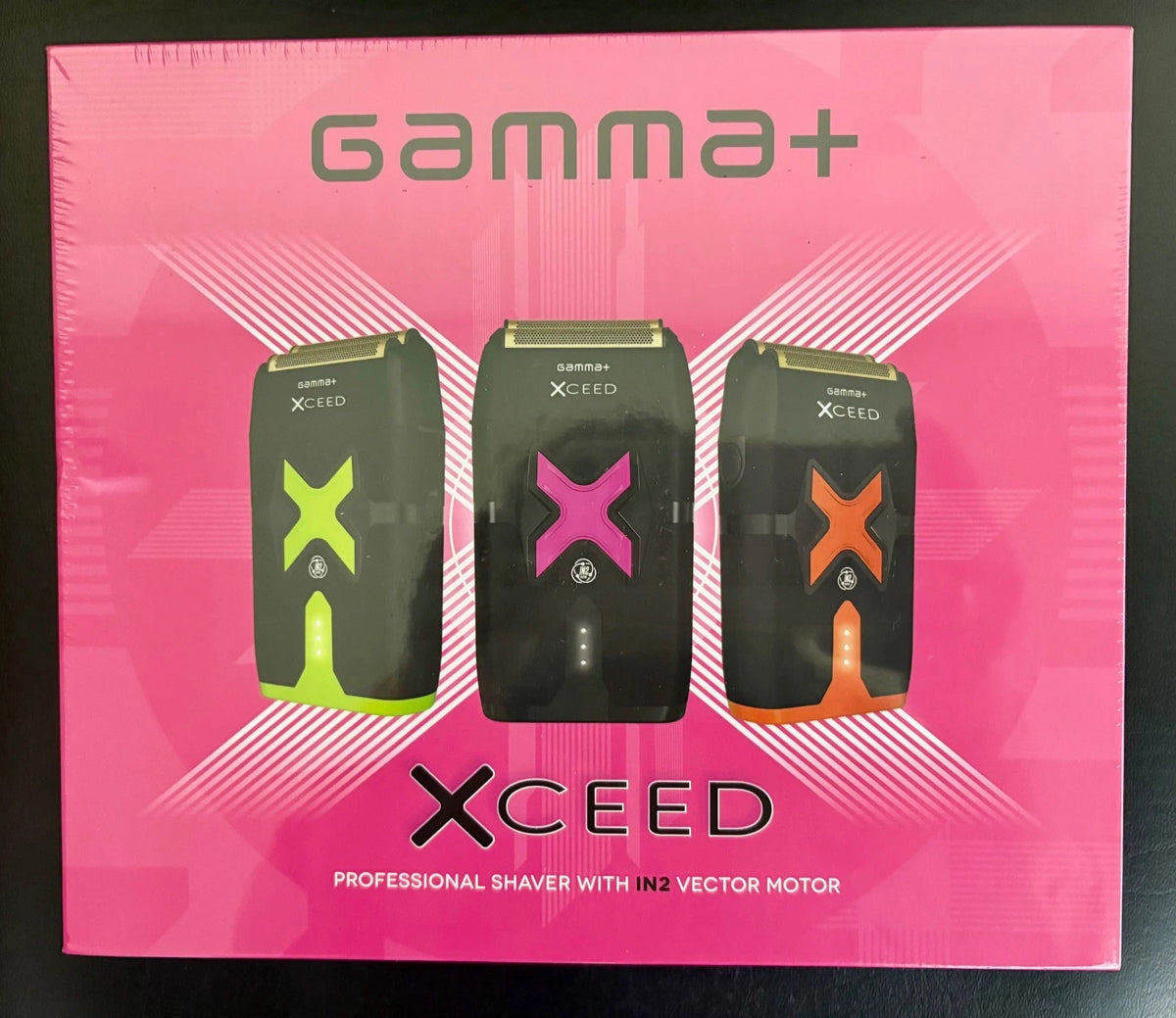 GAMMA XCEED DOUBLE FOIL SHAVER with IN2 Vector Motor