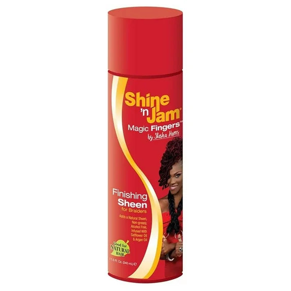 Shine-N-Jam Magic Fingers Finishing Sheen For Braiders