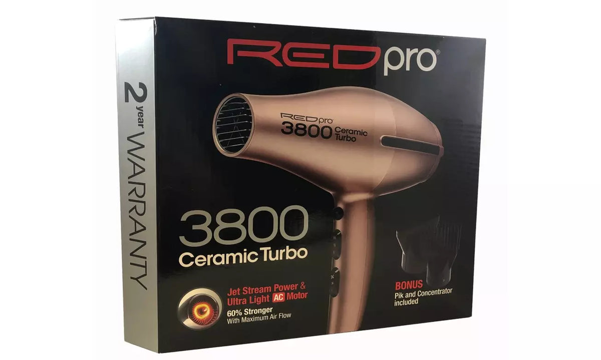 Red Pro 3800 Ceramic Turbo Hair Dryer