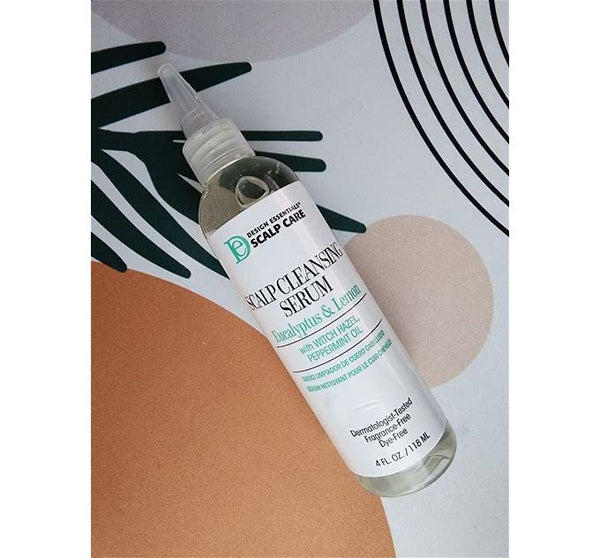 DESIGN ESSENTIALS Scalp Care - Scalp Cleansing Serum - Eucalyptus & Lemon - 4Oz