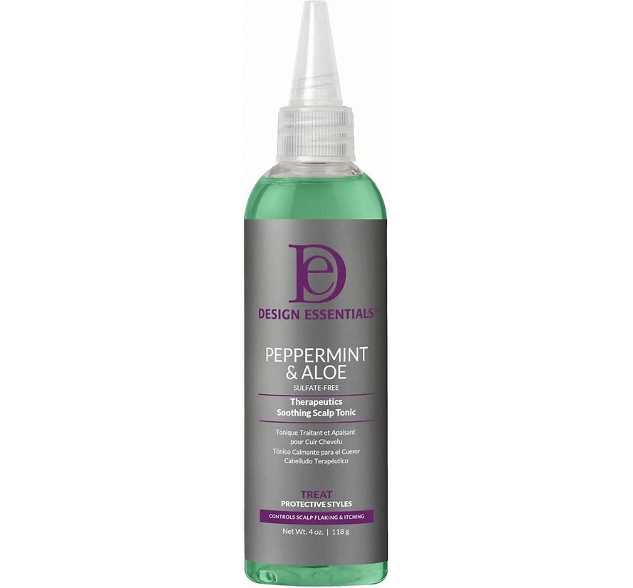 Design Essentials Peppermint Aloe Scalp Tonic 4Oz