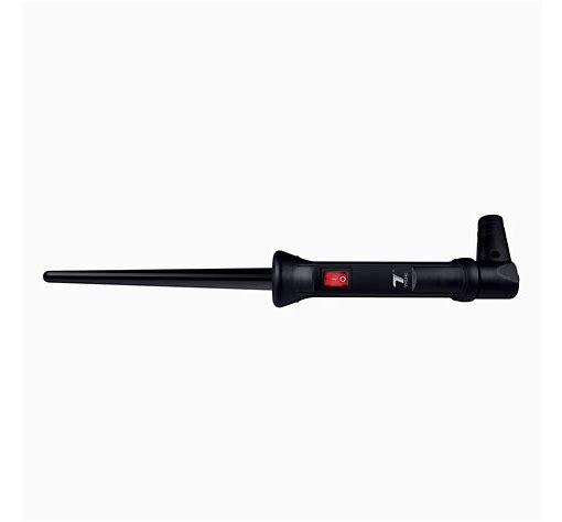 Tyche Ceramic Teflon Rod Slim-Cone Curling Iron 0.5"