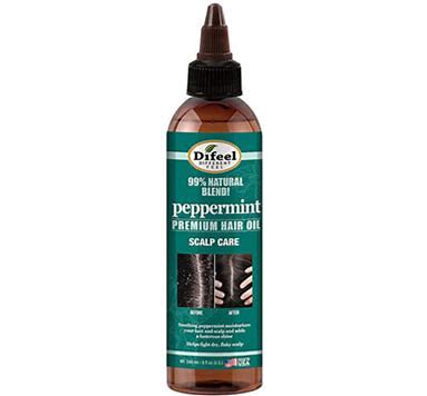 Difeel Natural Peppermint Scalp Care Premium Hair Oil For Scalp Stimulation, 8 Oz