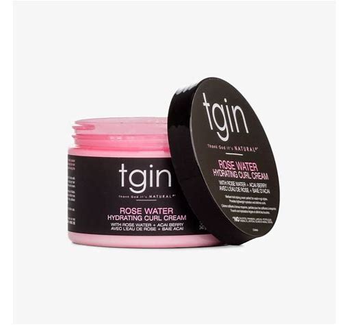 TGIN Rose Water Hydrating Curl Cream - 12 Fl Oz