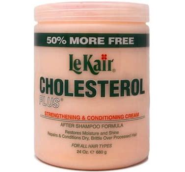 Lekair Cholesterol Plus Strengthening & Conditioning Cream For All Hair Types, 24 Oz.