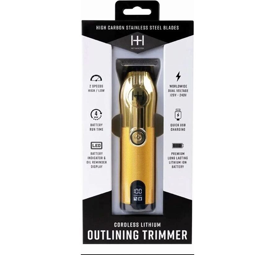 Hot And Hotter Cordless Lithium Outlining Trimmer