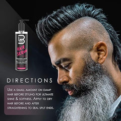 L3 Level 3 Hair Serum - Repairs your Damaged Hair - Softens and Smoothing - Level Three Hair Smoothing Serum - Reduces Frizziness