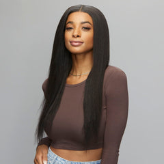 Brazilian Kinky Straight 5x5 HD Lace Closures