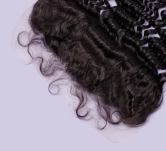 Virgin Peruvian Deep Wave Standard Lace Frontal