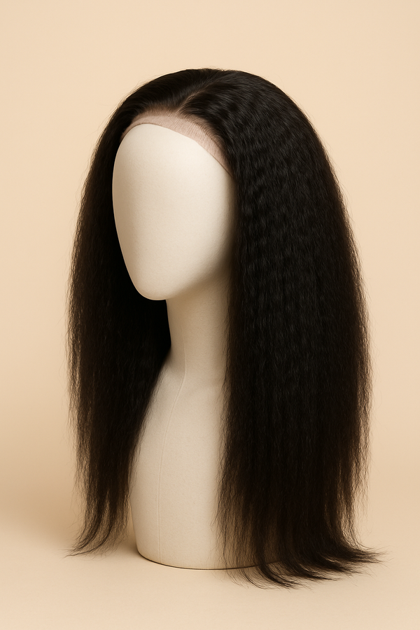 HD Lace Front Brazilian Kinky Straight Wig — product view