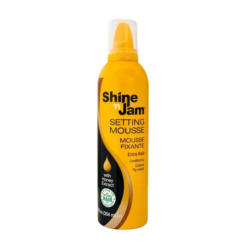 Shine n Jam Setting Mousse Extra Hold with Honey Extract 12oz