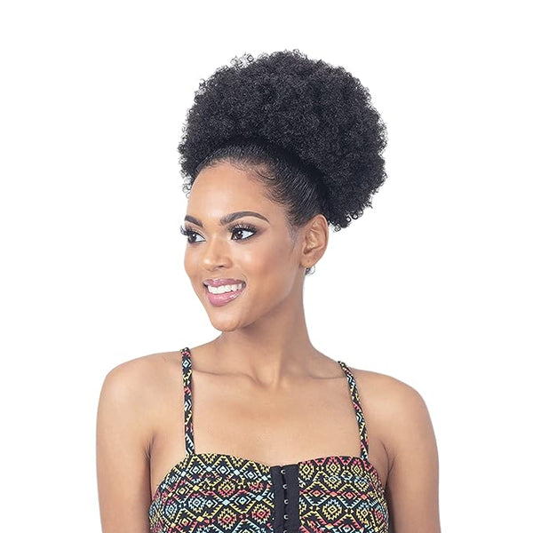 MAYDE BEAUTY DRAWSTRING PONYTAIL - KURLY FRO DOLL — product view